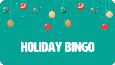 Holiday Bingo Card